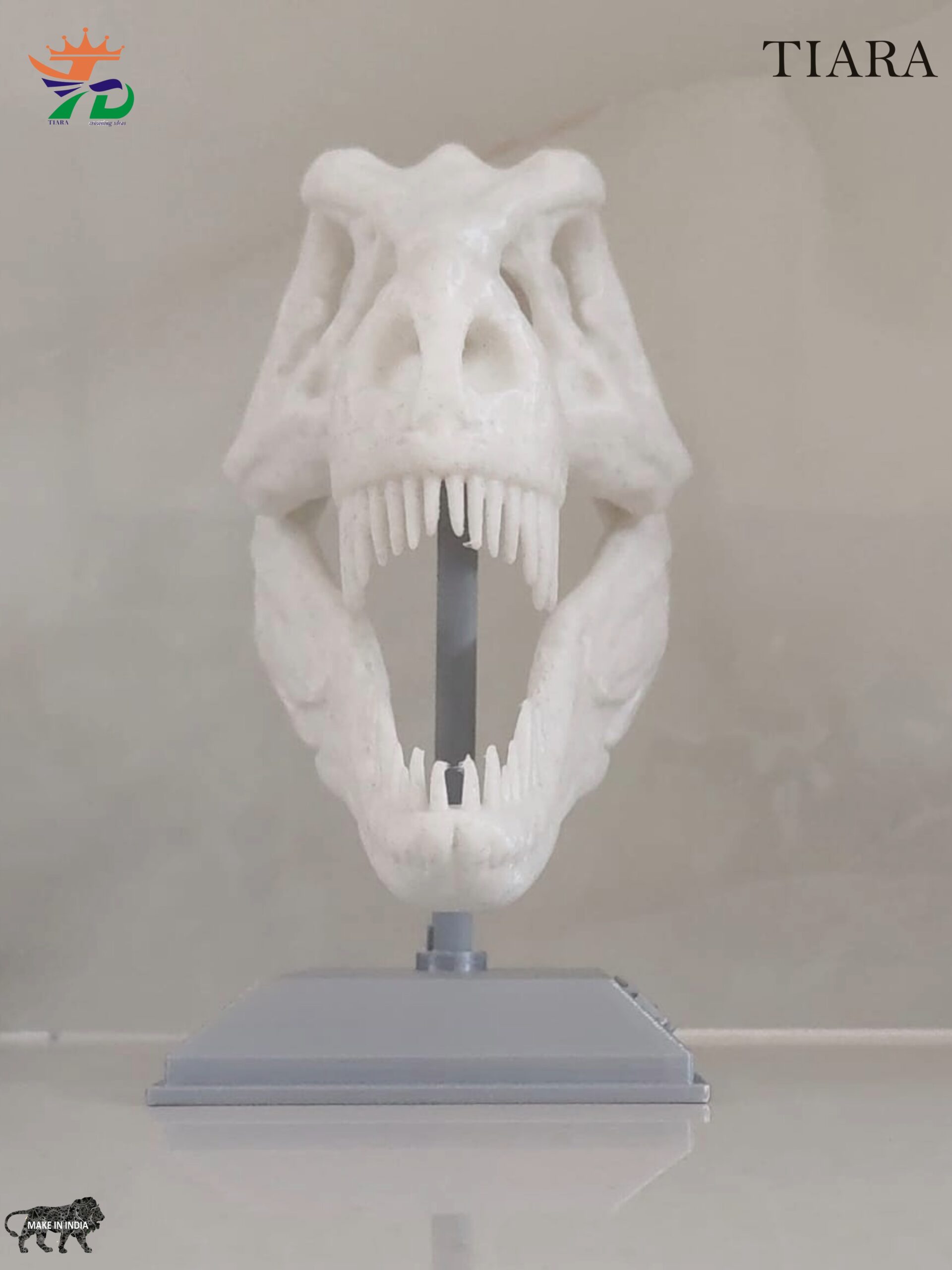t rex dinosaur skull sculpture with display stand t rex dinosaur skull sculpture with display stand