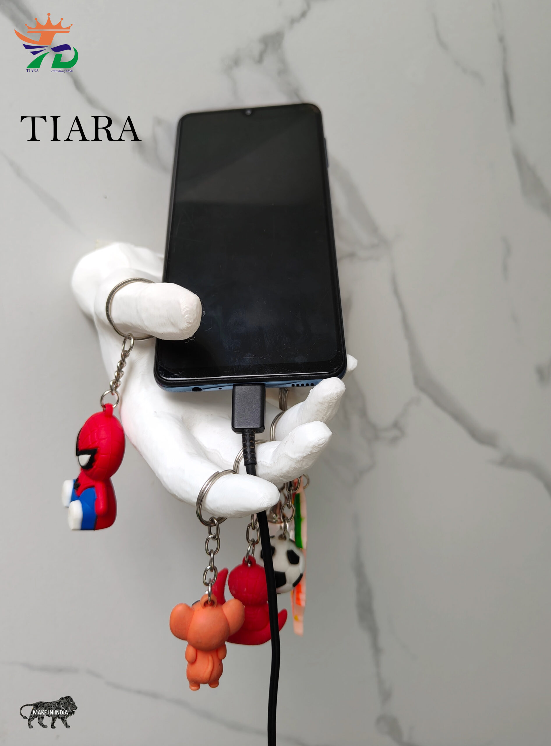 wall mountable hand || key and mobile holder wall mountable hand || key and mobile holder